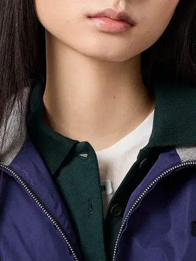 Miu Miu Women's Technical Poplin Blouson Jacket - Blue | Thumbnail 6 Miu Miu Women's Technical Poplin Blouson Jacket - Blue | Thumbnail 6