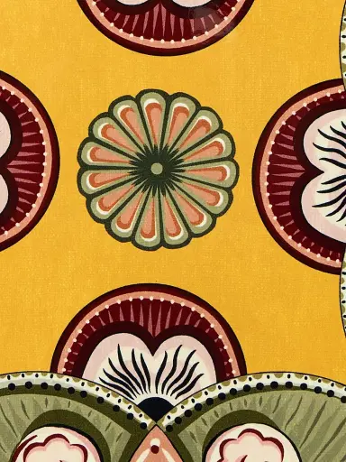 La DoubleJ Disk Placemats Set of 2 - Saffron | Thumbnail 3 La DoubleJ Disk Placemats Set of 2 - Saffron | Thumbnail 3
