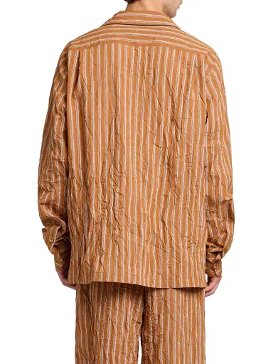 Dolce & Gabbana Men's Striped Crinkle Shirt - Rigato | Thumbnail 5 Dolce & Gabbana Men's Striped Crinkle Shirt - Rigato | Thumbnail 5
