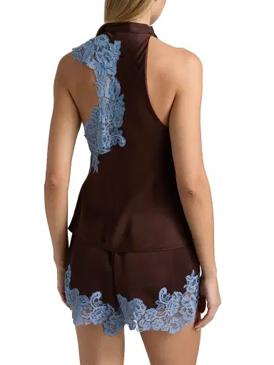 A.L.C. Women's Rose Lace-Trim Satin Top | Thumbnail 5 A.L.C. Women's Rose Lace-Trim Satin Top | Thumbnail 5