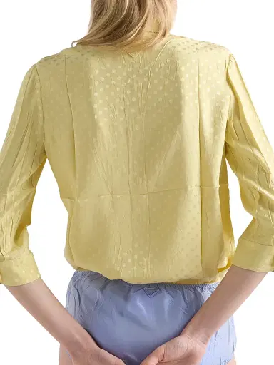 Prada Women's Polka-Dot Satin Shirt | Thumbnail 3 Prada Women's Polka-Dot Satin Shirt | Thumbnail 3