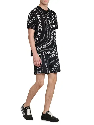 Versace Jeans Couture Men's Logo Print T-Shirt | Thumbnail 2 Versace Jeans Couture Men's Logo Print T-Shirt | Thumbnail 2