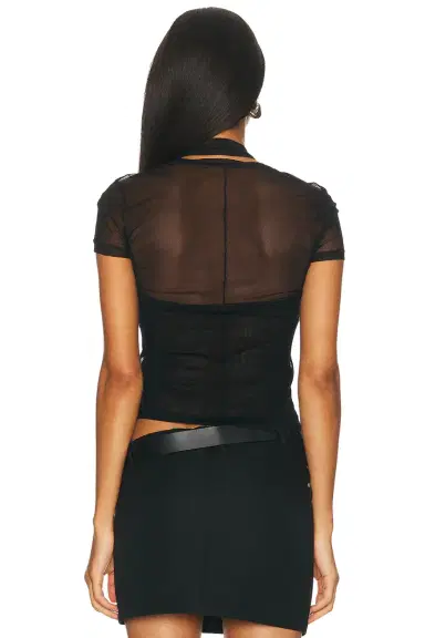 Helmut Lang Mesh Layered Tee | Thumbnail 3 Helmut Lang Mesh Layered Tee | Thumbnail 3
