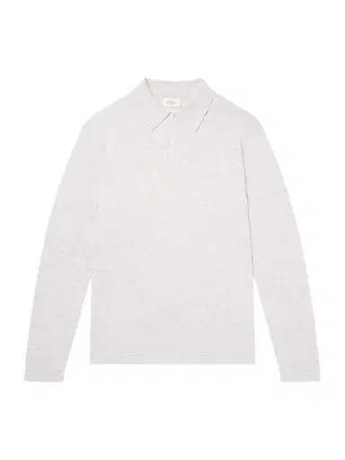 Hartford Cotton and Cashmere-Blend Polo Shirt - Men | Thumbnail 1 Hartford Cotton and Cashmere-Blend Polo Shirt - Men | Thumbnail 1