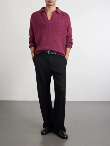 A Kind Of Guise Marabou Organic Cotton-Bouclé Polo Sweater - Men | Thumbnail 2 A Kind Of Guise Marabou Organic Cotton-Bouclé Polo Sweater - Men | Thumbnail 2