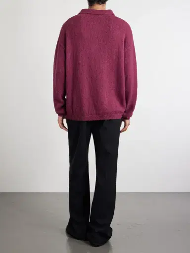 A Kind Of Guise Marabou Organic Cotton-Bouclé Polo Sweater - Men | Thumbnail 4 A Kind Of Guise Marabou Organic Cotton-Bouclé Polo Sweater - Men | Thumbnail 4