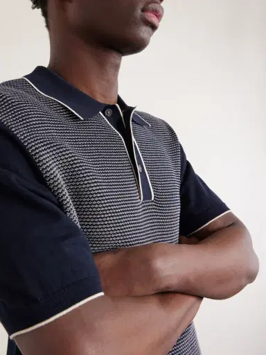 Hartford Jacquard-Knit Cotton Polo Shirt - Men | Thumbnail 5 Hartford Jacquard-Knit Cotton Polo Shirt - Men | Thumbnail 5