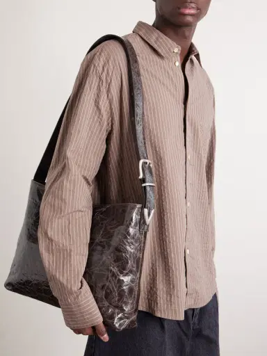 A Kind Of Guise Ukanda Crinkled Leather Tote - Men | Thumbnail 2 A Kind Of Guise Ukanda Crinkled Leather Tote - Men | Thumbnail 2