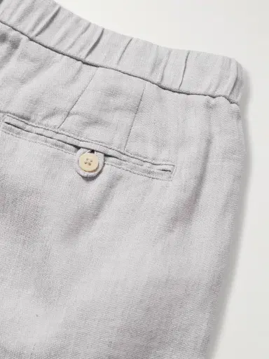 Frescobol Carioca Felipe Straight-Leg Linen and Cotton-Blend Drawstring Shorts - Men | Thumbnail 5 Frescobol Carioca Felipe Straight-Leg Linen and Cotton-Blend Drawstring Shorts - Men | Thumbnail 5