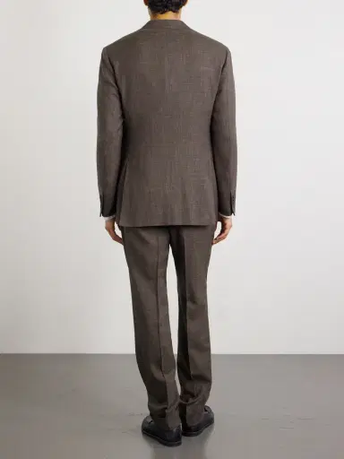 Saman Amel Slim-Fit Wool, Silk and Linen-Blend Suit Jacket - Men | Thumbnail 4 Saman Amel Slim-Fit Wool, Silk and Linen-Blend Suit Jacket - Men | Thumbnail 4