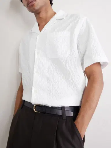 Altea Hadley Seersucker Cotton Shirt - Men | Thumbnail 5 Altea Hadley Seersucker Cotton Shirt - Men | Thumbnail 5