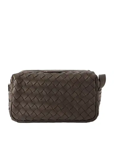 Officine Creative Armour 014 Woven Leather Wash Bag - Men | Thumbnail 1 Officine Creative Armour 014 Woven Leather Wash Bag - Men | Thumbnail 1