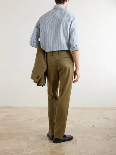 Boglioli Wool and Linen-Blend Straight Leg Trousers - Men | Thumbnail 4 Boglioli Wool and Linen-Blend Straight Leg Trousers - Men | Thumbnail 4