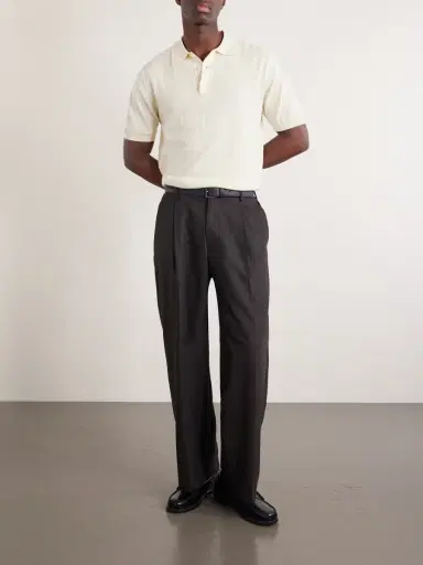 Hartford Pointelle-Knit Cotton Polo Shirt - Men | Thumbnail 2 Hartford Pointelle-Knit Cotton Polo Shirt - Men | Thumbnail 2