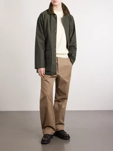 Loro Piana Horsey Leather-Trimmed Storm System® Tech-Shell Field Jacket - Men | Thumbnail 2 Loro Piana Horsey Leather-Trimmed Storm System® Tech-Shell Field Jacket - Men | Thumbnail 2