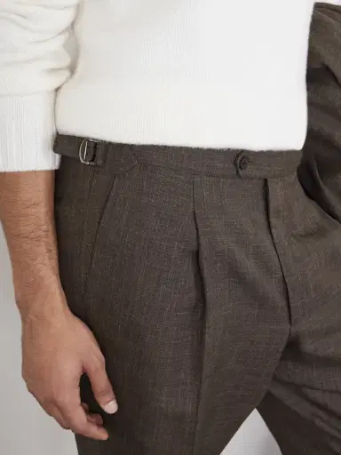 Saman Amel Amie Straight-Leg Wool, Silk and Linen-Blend Suit Trousers - Men | Thumbnail 5 Saman Amel Amie Straight-Leg Wool, Silk and Linen-Blend Suit Trousers - Men | Thumbnail 5