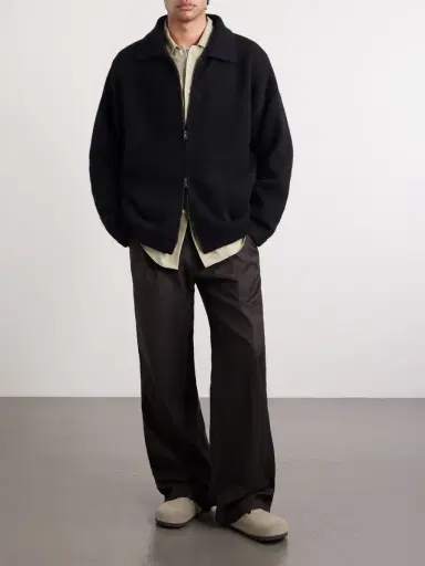 The Elder Statesman Hunter Cashmere Zip-Up Sweater - Men | Thumbnail 2 The Elder Statesman Hunter Cashmere Zip-Up Sweater - Men | Thumbnail 2