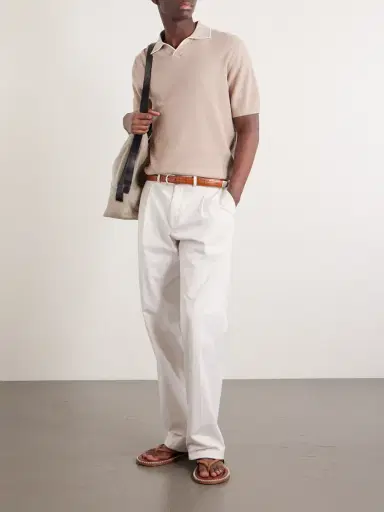 Hartford Open-Collar Cotton-Piqué Polo Shirt - Men | Thumbnail 2 Hartford Open-Collar Cotton-Piqué Polo Shirt - Men | Thumbnail 2