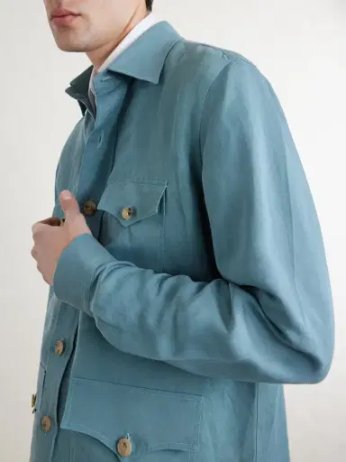 Rubinacci Safari Overshirt - Men | Thumbnail 5 Rubinacci Safari Overshirt - Men | Thumbnail 5