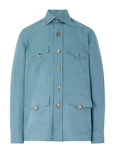 Rubinacci Safari Overshirt - Men | Thumbnail 1 Rubinacci Safari Overshirt - Men | Thumbnail 1