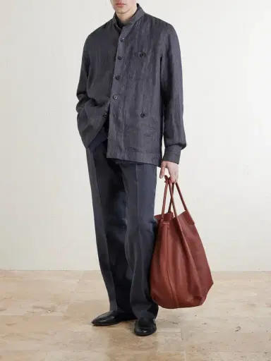 Rubinacci Safari Linen Jacket - Men | Thumbnail 2 Rubinacci Safari Linen Jacket - Men | Thumbnail 2