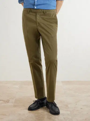 Boglioli Straight-Leg Cotton-Blend Trousers - Men | Thumbnail 3 Boglioli Straight-Leg Cotton-Blend Trousers - Men | Thumbnail 3
