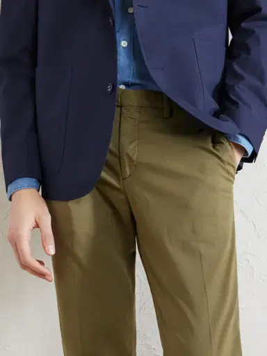 Boglioli Straight-Leg Cotton-Blend Trousers - Men | Thumbnail 6 Boglioli Straight-Leg Cotton-Blend Trousers - Men | Thumbnail 6