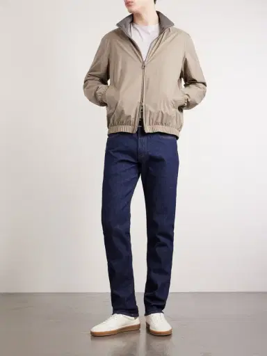 Loro Piana Reversible Windmate® Storm System® Nylon and Cashmere Blouson Jacket - Men | Thumbnail 2 Loro Piana Reversible Windmate® Storm System® Nylon and Cashmere Blouson Jacket - Men | Thumbnail 2