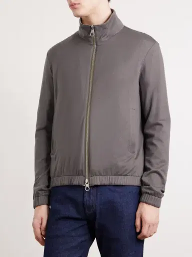 Loro Piana Reversible Windmate® Storm System® Nylon and Cashmere Blouson Jacket - Men | Thumbnail 6 Loro Piana Reversible Windmate® Storm System® Nylon and Cashmere Blouson Jacket - Men | Thumbnail 6