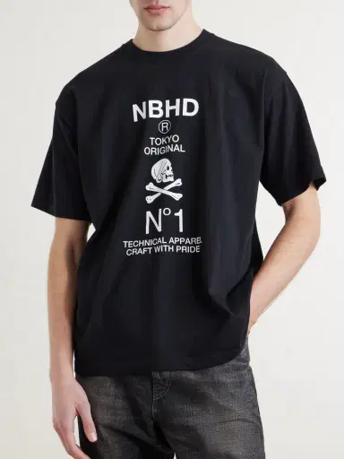 Neighborhood Printed Cotton T-Shirt - Men | Thumbnail 3 Neighborhood Printed Cotton T-Shirt - Men | Thumbnail 3
