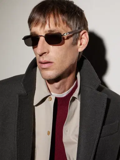 Cartier Eyewear Signature C Square-Frame Silver-Tone and Acetate Sunglasses - Men | Thumbnail 2 Cartier Eyewear Signature C Square-Frame Silver-Tone and Acetate Sunglasses - Men | Thumbnail 2