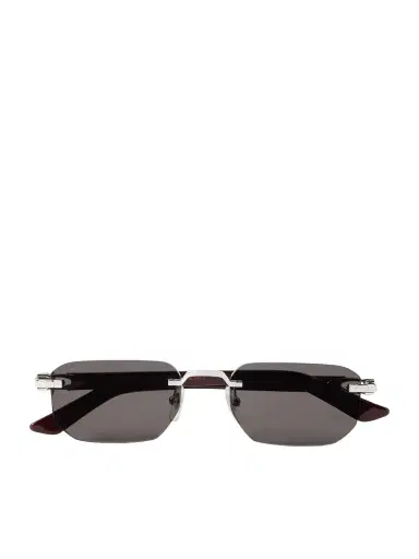 Cartier Eyewear Signature C Square-Frame Silver-Tone and Acetate Sunglasses - Men | Thumbnail 1 Cartier Eyewear Signature C Square-Frame Silver-Tone and Acetate Sunglasses - Men | Thumbnail 1
