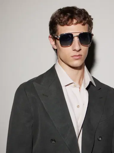 Cartier Eyewear Santos de Cartier Aviator-Style Silver-Tone Sunglasses - Men | Thumbnail 5 Cartier Eyewear Santos de Cartier Aviator-Style Silver-Tone Sunglasses - Men | Thumbnail 5