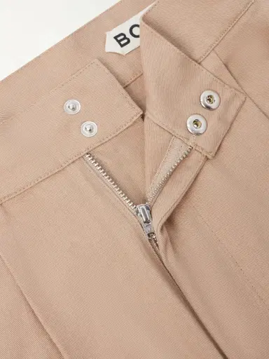BODE Straight-Leg Pleated Cotton-Twill Shorts - Men | Thumbnail 5 BODE Straight-Leg Pleated Cotton-Twill Shorts - Men | Thumbnail 5