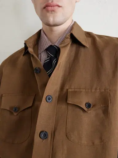 Rubinacci Safari Overshirt - Men | Thumbnail 5 Rubinacci Safari Overshirt - Men | Thumbnail 5