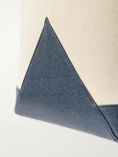 Thom Browne Full-Grain Leather-Trimmed Cotton-Canvas Tote Bag - Men | Thumbnail 5 Thom Browne Full-Grain Leather-Trimmed Cotton-Canvas Tote Bag - Men | Thumbnail 5