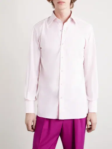 Tom Ford Cotton-Poplin Shirt - Men | Thumbnail 5 Tom Ford Cotton-Poplin Shirt - Men | Thumbnail 5