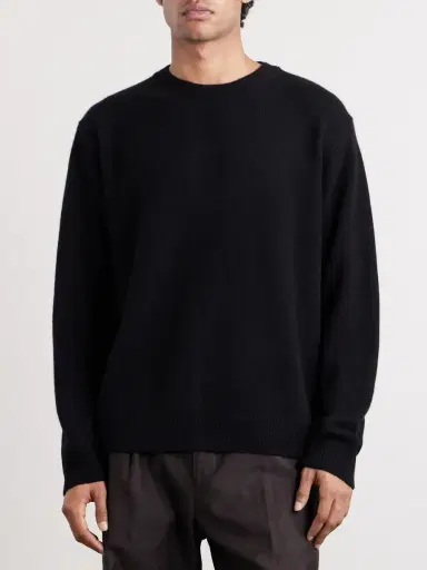 The Elder Statesman Statesman Cashmere Sweater - Men | Thumbnail 3 The Elder Statesman Statesman Cashmere Sweater - Men | Thumbnail 3