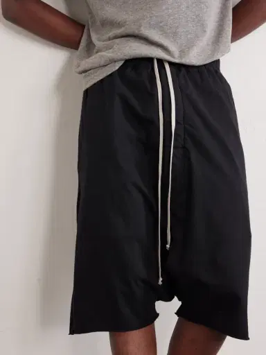 DRKSHDW by Rick Owens Straight-Leg Cotton-Jersey Shorts - Men | Thumbnail 5 DRKSHDW by Rick Owens Straight-Leg Cotton-Jersey Shorts - Men | Thumbnail 5