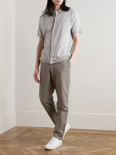 MR P. Straight-Leg Cotton and Linen-Blend Twill Drawstring Trousers - Men | Thumbnail 2 MR P. Straight-Leg Cotton and Linen-Blend Twill Drawstring Trousers - Men | Thumbnail 2