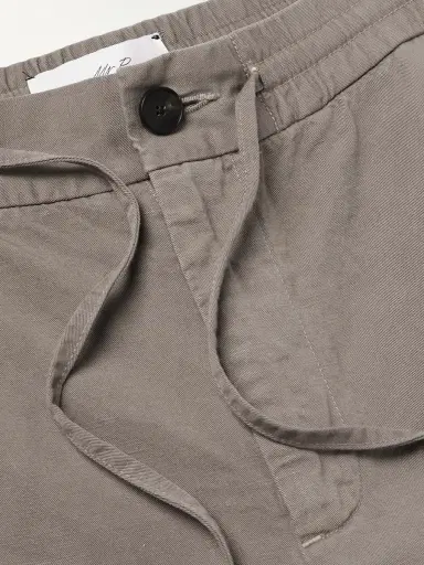 MR P. Straight-Leg Cotton and Linen-Blend Twill Drawstring Trousers - Men | Thumbnail 6 MR P. Straight-Leg Cotton and Linen-Blend Twill Drawstring Trousers - Men | Thumbnail 6