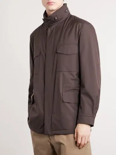 Loro Piana Traveller Windmate Storm System® Shell Hooded Field Jacket - Men | Thumbnail 3 Loro Piana Traveller Windmate Storm System® Shell Hooded Field Jacket - Men | Thumbnail 3