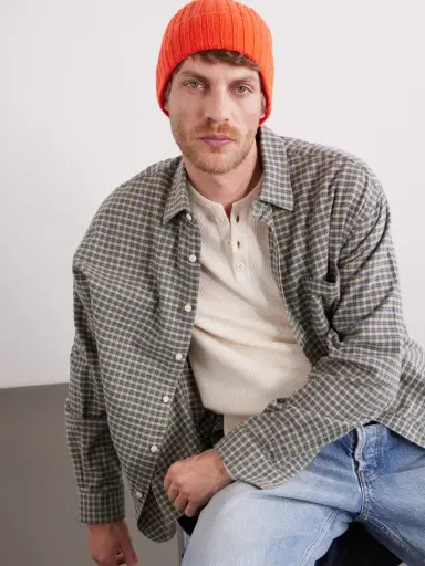 MR P. Cairn Ribbed Cashmere Beanie - Men | Thumbnail 3 MR P. Cairn Ribbed Cashmere Beanie - Men | Thumbnail 3