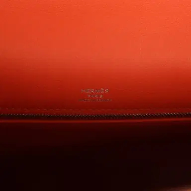 HERMÈS Pre-owned Hermes Quadrille Kelly Sellier 28 Brique Toile and Terre Battue Swift Palladium Hardware | Thumbnail 7 HERMÈS Pre-owned Hermes Quadrille Kelly Sellier 28 Brique Toile and Terre Battue Swift Palladium Hardware | Thumbnail 7