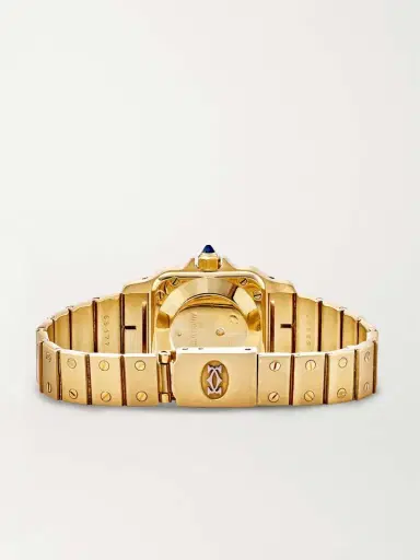 Stephanie Windsor + Cartier Vintage 1987 Santos De Cartier Galbee Medium 18-karat Gold Watch, Ref. 1569 | Thumbnail 6 Stephanie Windsor + Cartier Vintage 1987 Santos De Cartier Galbee Medium 18-karat Gold Watch, Ref. 1569 | Thumbnail 6
