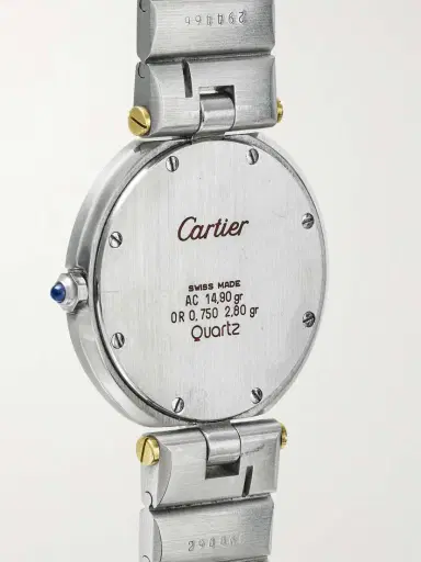 Stephanie Windsor + Cartier Vintage 1980s Vendome Stainless Steel And 18-karat Gold Watch, Ref. 8191 | Thumbnail 4 Stephanie Windsor + Cartier Vintage 1980s Vendome Stainless Steel And 18-karat Gold Watch, Ref. 8191 | Thumbnail 4