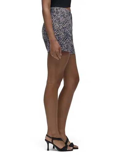 Hudson Jeans Women's Devon Boyfriend Denim Shorts - Indigo Leopard | Thumbnail 5 Hudson Jeans Women's Devon Boyfriend Denim Shorts - Indigo Leopard | Thumbnail 5