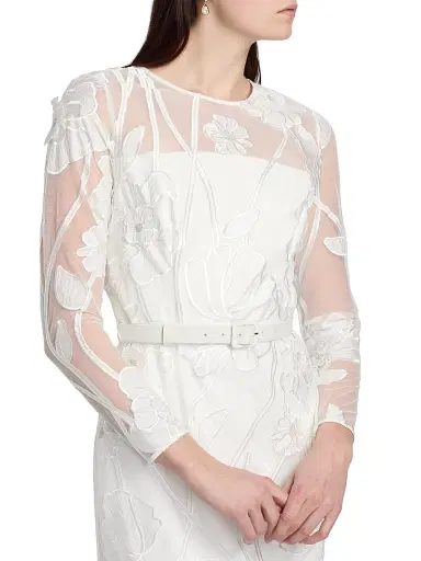 Milly Women's Anna Grand Fleur Evening Dress | Thumbnail 6 Milly Women's Anna Grand Fleur Evening Dress | Thumbnail 6
