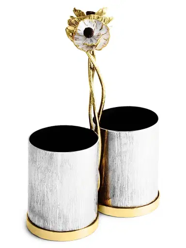 Michael Aram Anemone Cutlery Caddy | Thumbnail 3 Michael Aram Anemone Cutlery Caddy | Thumbnail 3