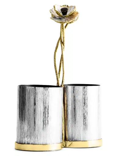 Michael Aram Anemone Cutlery Caddy | Thumbnail 4 Michael Aram Anemone Cutlery Caddy | Thumbnail 4